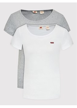 Levi's® Komplet 2 t-shirtów 74856-0011 Szary Regular Fit ze sklepu MODIVO w kategorii Bluzki damskie - zdjęcie 182627771
