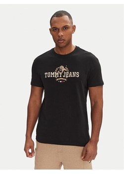 Tommy Jeans T-Shirt Varsity DM0DM20818 Czarny Regular Fit ze sklepu MODIVO w kategorii T-shirty męskie - zdjęcie 182627773