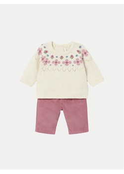 Mayoral Komplet sweter i spodnie materiałowe 2519 Różowy Regular Fit ze sklepu MODIVO w kategorii Odzież dla niemowląt - zdjęcie 182627820