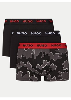 HUGO Komplet 3 par bokserek 50532550 Czarny ze sklepu MODIVO w kategorii Majtki męskie - zdjęcie 182627822