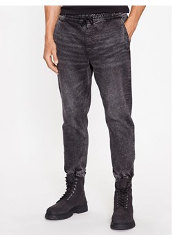 Jack&Jones Joggery 12241314 Szary Tapered Fit ze sklepu MODIVO w kategorii Spodnie męskie - zdjęcie 182627834