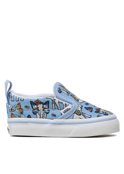 Vans Tenisówki Td Slip-On V VN0A3488Y311 Niebieski ze sklepu MODIVO w kategorii Trampki dziecięce - zdjęcie 182627863