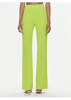 Liu Jo Spodnie materiałowe CA4137 J1930 Zielony Flare Fit ze sklepu MODIVO w kategorii Spodnie damskie - zdjęcie 182627882