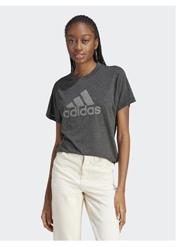 adidas T-Shirt Future Icons Winners 3.0 IM2423 Szary Regular Fit ze sklepu MODIVO w kategorii Bluzki damskie - zdjęcie 182627884