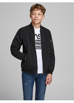 Jack&Jones Junior Kurtka bomber Rush 12182385 Czarny Regular Fit ze sklepu MODIVO w kategorii Kurtki chłopięce - zdjęcie 182627902