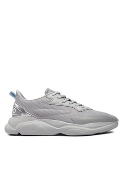 Hugo Sneakersy Leon Runn Ripstop 50517154 Srebrny ze sklepu MODIVO w kategorii Buty sportowe damskie - zdjęcie 182627942