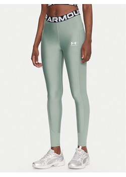 Under Armour Legginsy HeatGear 1388693 Zielony Slim Fit ze sklepu MODIVO w kategorii Spodnie damskie - zdjęcie 182627952