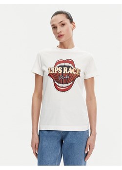 PINKO T-Shirt Trapani 105050 A2D8 Biały Regular Fit ze sklepu MODIVO w kategorii Bluzki damskie - zdjęcie 182628082