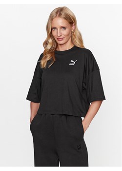 Puma T-Shirt Classics 621381 Czarny Oversize ze sklepu MODIVO w kategorii Bluzki damskie - zdjęcie 182628092