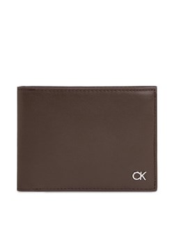 Calvin Klein Duży Portfel Męski Metal Ck K50K511689 Czarny ze sklepu MODIVO w kategorii Portfele męskie - zdjęcie 182628122