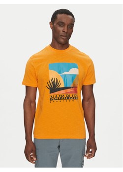 Napapijri T-Shirt S-Arbia NP0A4IE3 Pomarańczowy Regular Fit ze sklepu MODIVO w kategorii T-shirty męskie - zdjęcie 182628192
