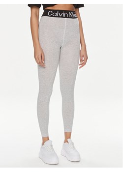 Calvin Klein Legginsy 701226027 Szary Slim Fit ze sklepu MODIVO w kategorii Piżamy damskie - zdjęcie 182628264