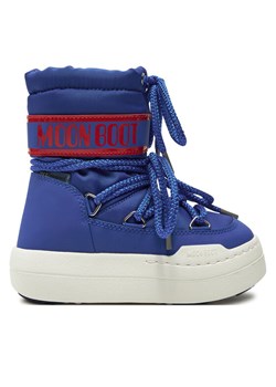 Moon Boot Śniegowce Junior Park Boot 80D3440020 Niebieski ze sklepu MODIVO w kategorii Buty zimowe dziecięce - zdjęcie 182628274