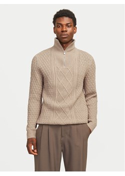 Jack&Jones Sweter Blunorth 12261780 Beżowy Regular Fit - id: 0000304516764 - marki Jack & Jones - 182628353 Jack&Jones Sweter Blunorth 12261780 Beżowy Regular Fit ze sklepu MODIVO w kategorii Swetry męskie - zdjęcie 182628353