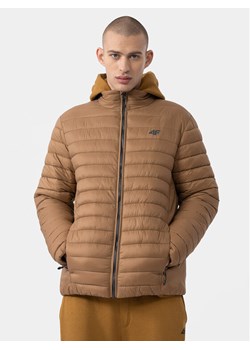 4F Kurtka przejściowa 4FAW23TDJAM239 Brązowy Regular Fit ze sklepu MODIVO w kategorii Kurtki męskie - zdjęcie 182628391
