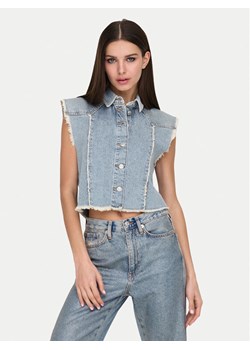 ONLY Kamizelka Hollywood 15341021 Niebieski Regular Fit - id: 0000304928642 - marki ONLY - 182628511 ONLY Kamizelka Hollywood 15341021 Niebieski Regular Fit ze sklepu MODIVO w kategorii Kamizelki damskie - zdjęcie 182628511