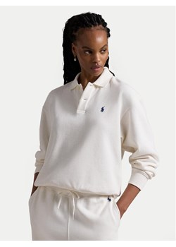 Polo Ralph Lauren Bluza 211947966001 Biały Regular Fit ze sklepu MODIVO w kategorii Bluzy damskie - zdjęcie 182628590