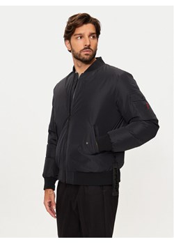 AFTER LABEL Kurtka bomber Francoforte A00005 Czarny Regular Fit ze sklepu MODIVO w kategorii Kurtki męskie - zdjęcie 182628600