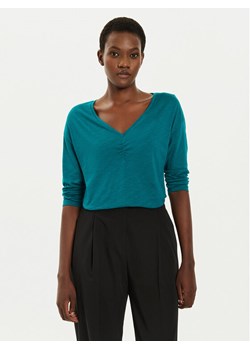 Sisley Bluzka 3TNHL400T Turkusowy Regular Fit ze sklepu MODIVO w kategorii Bluzki damskie - zdjęcie 182628634