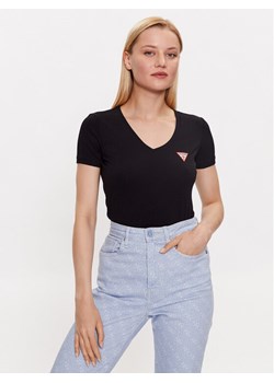 Guess T-Shirt W2YI45 J1314 Czarny Slim Fit ze sklepu MODIVO w kategorii Bluzki damskie - zdjęcie 182628723