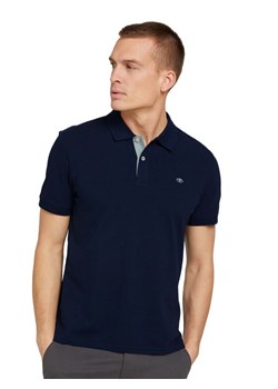 Tom Tailor Polo 1027713 Granatowy Regular Fit ze sklepu MODIVO w kategorii T-shirty męskie - zdjęcie 182628733
