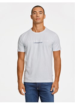 Lindbergh T-Shirt 30-400200 Błękitny Relaxed Fit ze sklepu MODIVO w kategorii T-shirty męskie - zdjęcie 182628752