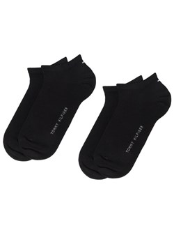 Tommy Hilfiger Zestaw 2 par niskich skarpet męskich 342023001 Czarny ze sklepu MODIVO w kategorii Skarpetki męskie - zdjęcie 182628821