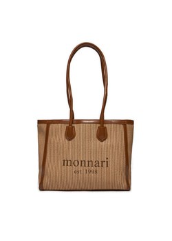 Monnari Torebka BAG0380-017 Beżowy ze sklepu MODIVO w kategorii Torby Shopper bag - zdjęcie 182628852