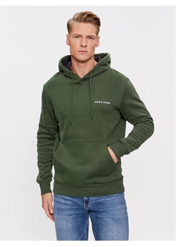 Jack&Jones Bluza 12236159 Zielony Regular Fit ze sklepu MODIVO w kategorii Bluzy męskie - zdjęcie 182628864