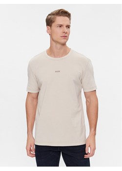 Boss T-Shirt Tokks 50502173 Beżowy Regular Fit ze sklepu MODIVO w kategorii T-shirty męskie - zdjęcie 182628994