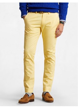 Polo Ralph Lauren Chinosy 710704176032 Żółty Slim Fit ze sklepu MODIVO w kategorii Spodnie męskie - zdjęcie 182629022