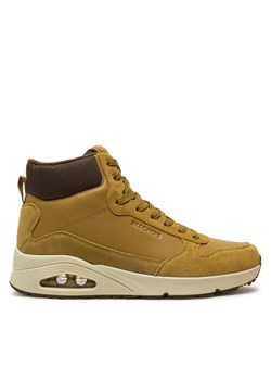Skechers Sneakersy Stacre Mid 183013/WSK Brązowy ze sklepu MODIVO w kategorii Buty sportowe męskie - zdjęcie 182629064