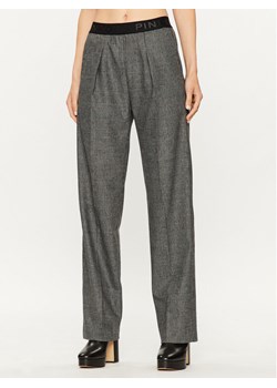 Pinko Spodnie materiałowe Palma 102197 A07P Szary Loose Fit ze sklepu MODIVO w kategorii Spodnie damskie - zdjęcie 182629172
