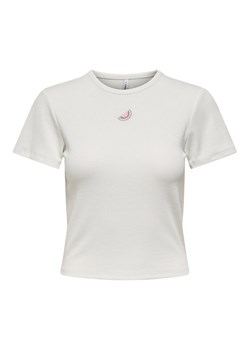 ONLY T-Shirt Daniella 15350554 Biały Slim Fit ze sklepu MODIVO w kategorii Bluzki damskie - zdjęcie 182629273