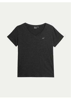 4F T-Shirt 4FWSS24TTSHF1162 Czarny Regular Fit ze sklepu MODIVO w kategorii Bluzki damskie - zdjęcie 182629282