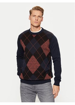 INDICODE Sweter Bagge 35-784 Granatowy Regular Fit ze sklepu MODIVO w kategorii Swetry męskie - zdjęcie 182629300