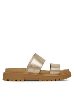 Timberland Klapki Clairemont Way TB0A2Q31N751 Złoty ze sklepu MODIVO w kategorii Klapki damskie - zdjęcie 182629424