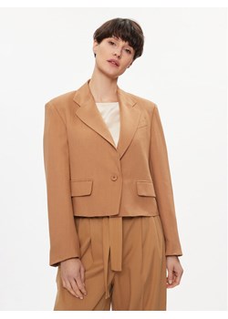 Weekend Max Mara Marynarka Cantico 2415041062 Brązowy Regular Fit ze sklepu MODIVO w kategorii Marynarki damskie - zdjęcie 182629434
