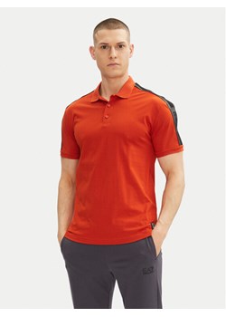 EA7 Emporio Armani Polo 7M000139 AF10375 U3012 Pomarańczowy Regular Fit ze sklepu MODIVO w kategorii T-shirty męskie - zdjęcie 182629474
