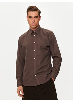 Selected Homme Koszula 16094903 Brązowy Slim Fit ze sklepu MODIVO w kategorii Koszule męskie - zdjęcie 182629481