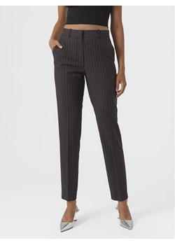 Vero Moda Chinosy 10291970 Szary Tapered Fit ze sklepu MODIVO w kategorii Spodnie damskie - zdjęcie 182629560