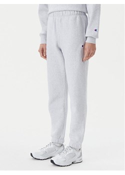 Champion Spodnie dresowe 117872 Szary Slim Fit ze sklepu MODIVO w kategorii Spodnie damskie - zdjęcie 182629682