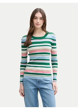 Tom Tailor Denim Sweter 1045615 Kolorowy Slim Fit ze sklepu MODIVO w kategorii Swetry damskie - zdjęcie 182629750