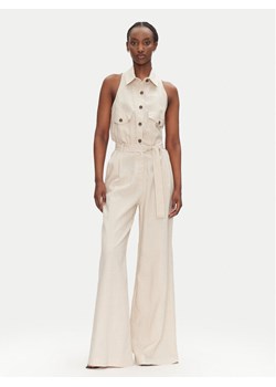 ACCESS FASHION Kombinezon 53-5500-133 Beżowy Regular Fit ze sklepu MODIVO w kategorii Kombinezony damskie - zdjęcie 182629834