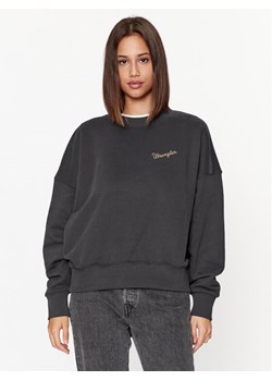 Wrangler Bluza 112343708 Czarny Relaxed Fit ze sklepu MODIVO w kategorii Bluzy damskie - zdjęcie 182629874