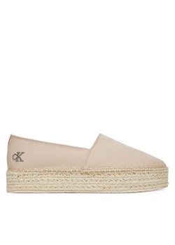Calvin Klein Jeans Espadryle Flatform Esdparille Mg/Hdw YW0YW01737 Różowy ze sklepu MODIVO w kategorii Espadryle damskie - zdjęcie 182629911