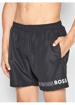 Boss Szorty kąpielowe Dolphin 50469590 Czarny Regular Fit ze sklepu MODIVO w kategorii Kąpielówki - zdjęcie 182629930