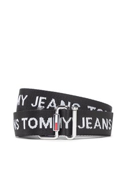 Tommy Jeans Pasek Damski Tjw Essential Webbing Belt AW0AW11650 Czarny ze sklepu MODIVO w kategorii Paski damskie - zdjęcie 182629944