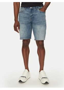 Armani Exchange Szorty jeansowe XM000073 AF13331 MB001 Niebieski Slim Fit ze sklepu MODIVO w kategorii Spodenki męskie - zdjęcie 182630102