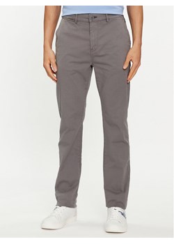 Napapijri Chinosy Puyo NP0A4H1F Szary Slim Fit ze sklepu MODIVO w kategorii Spodnie męskie - zdjęcie 182630151